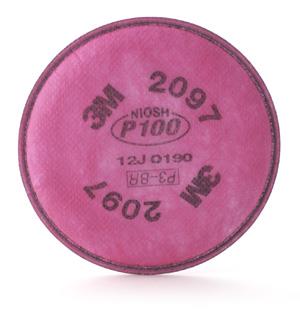3M 2097 OV P100 PARTICULATE FILTER 2/BG - Tagged Gloves
